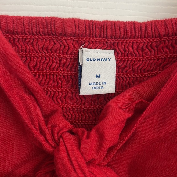 Red Old Navy cotton top - Picture 2 of 4